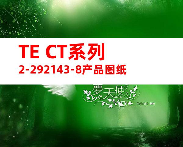 TE CT系列 2-292143-8产品图纸